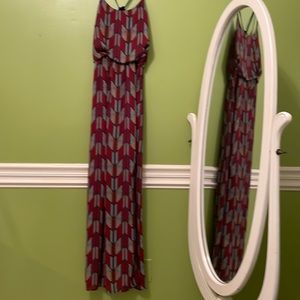 Geometric Maxi Dress